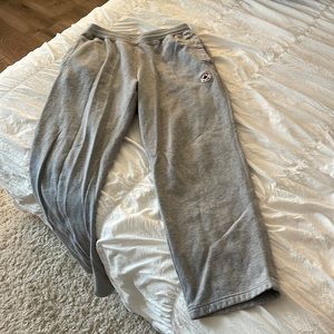converse wide leg sweatpants